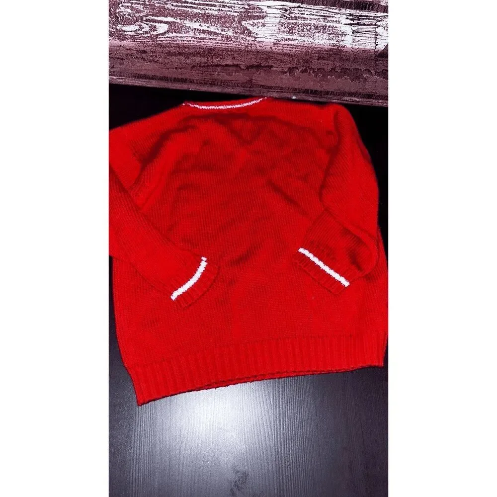 Buddy boys red knit sweater size 3T